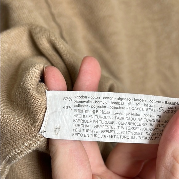 Zara Tan Short Sleeve Dress Kids 11-12 - Picture 6 of 6